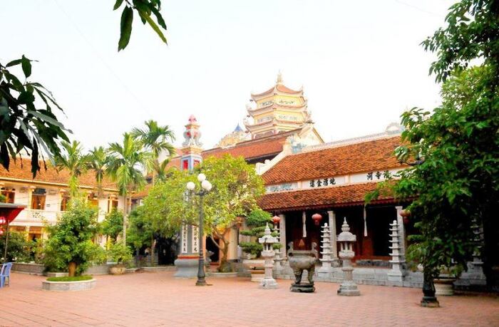 Lối kiến trúc tại chùa Mật Đa Thanh Hoá