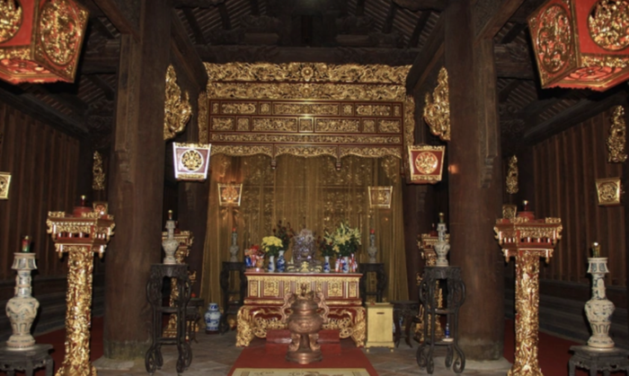 Khu chánh điện tại Lam Kinh