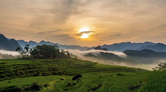 Phong cảnh săn mây Pù Luông